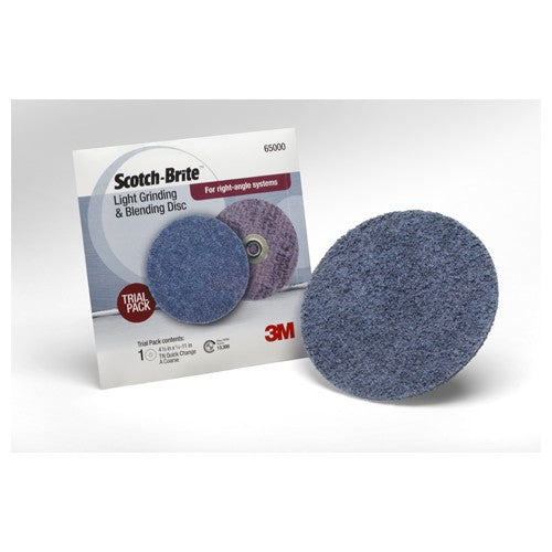 ‎Scotch-Brite Light Grinding and Blending Disc 65000 TN Quick Change 4-1/2″ x NH Super Duty A CRS Single Pack - All Tool & Supply