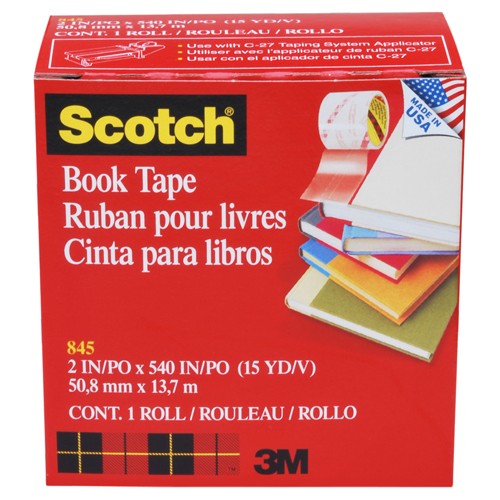 ‎Scotch Book Tape 845-200 2″ × 540″ (50 8 mm × 13 7 m) - All Tool & Supply