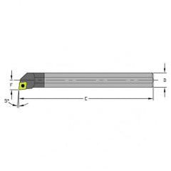 C08R SCLPR3 Solid Carbide Boring Bar - All Tool & Supply