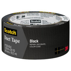 3M Duct Tape Black 3920-BK 1.88″ × 20 yd (48 mm × 18 2 m) - All Tool & Supply