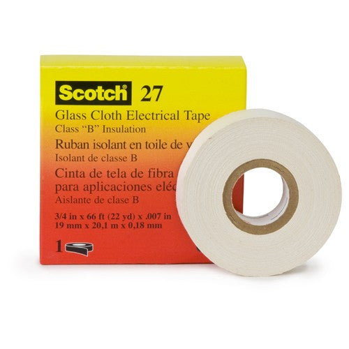 3M Glass Cloth Electrical Tape 27 3/4″ × 66 ft - All Tool & Supply