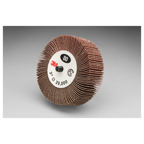 ‎3M Flap Wheel 244D Type 84 3″ × 1″ × 1/4-20 External 80 X-weight - All Tool & Supply