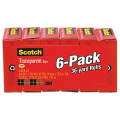 ‎Scotch Tape 600-6PK 3/4″ × 1296″ - All Tool & Supply