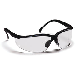 Safety Glasses - Clear, Anti-Fog Lens, Black Frame - All Tool & Supply