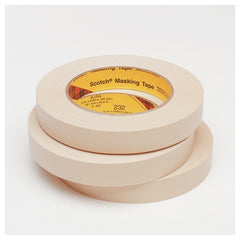 3M High Performance Masking Tape 232 Tan 12 mm × 55 m 6.3 mil - All Tool & Supply