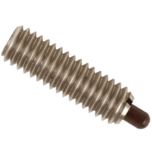 End Force Spring Plunger - 5.5 lbs Initial End Force, 14.5 lbs Final End Force (3/8″–16 Thread) - All Tool & Supply