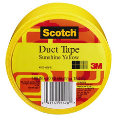 Scotch Duct Tape 920-YLW-C 1.88″ × 20 yd (48 mm × 18 2 m) Yellow - All Tool & Supply