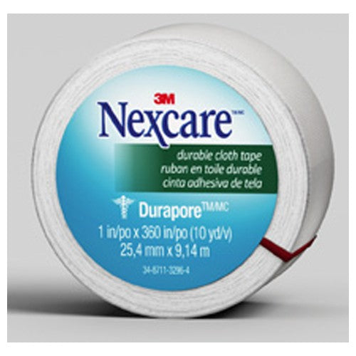 Nexcare Durapore Cloth First Aid Tape 538-P1 1″ × 10 yds Rolled - All Tool & Supply