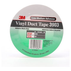 3M Vinyl Duct Tape 3903 White 2″ × 50 yd 6.5 mil 2 Individually Wrapped Conveniently Packaged - All Tool & Supply