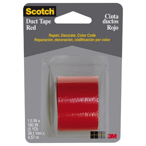 3M Red Duct Tape 1005-RED-CD 1.5″ × 5 yd 12/cs - All Tool & Supply