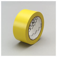 3M General Purpose Vinyl Tape 764 Yellow 1″ × 36 yd 5 mil Individually Wrapped Conveniently Packaged - All Tool & Supply