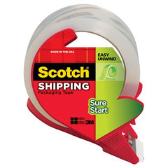 Scotch Sure Start Shipping Packaging Tape with dispenser 3450S-RD 1.88″ × 38.2 yd (48 mm × 35 m) - All Tool & Supply