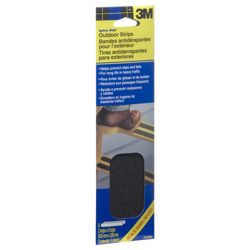 3M Safety-Walk Slip Resistant Tape 610B-T2X9 Black 2″ × 9″ - All Tool & Supply