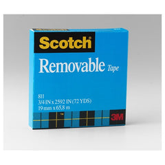 Scotch Removable Tape 811 3/4″ × 2592″ Boxed - All Tool & Supply