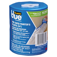 ‎3M ScotchBlue Tape + Plastic with Dispenser PTD2093EL-24-S - All Tool & Supply