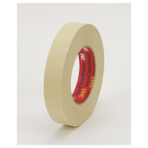 3M High Performance Masking Tape 2693 Tan 18 mm × 55 m 7.9 mil - All Tool & Supply