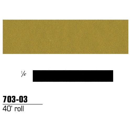 1/4 in × 40 ft 3M™ Scotchcal™ Striping Ta Gold Metallic Alt Mfg # 70303 - All Tool & Supply