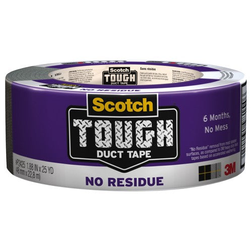 3M No Residue Duct Tape 2425 1.88″ × 25 yd (48 mm × 22.8 m) - All Tool & Supply