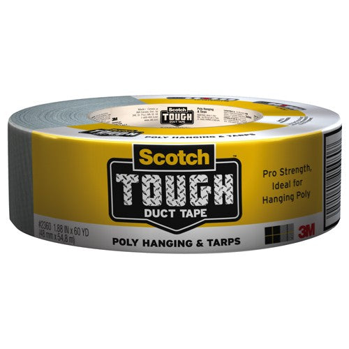 3M Poly & Tarps Duct Tape 2360-C 1.88″ × 60 yd (48.0 mm × 54.8 m) - All Tool & Supply