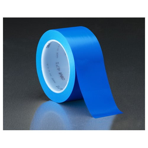 3M Vinyl Tape 471 Blue 3/8″ × 36 yd 5.2 mil 96 rolls per case Individually Wrapped Conveniently Packaged - All Tool & Supply