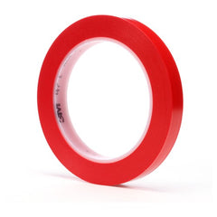 3M Vinyl Tape 471 Red 1/2″ × 36 yd 5.2 mil - All Tool & Supply